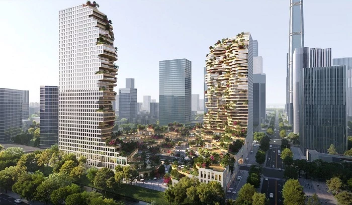 Oasis Towers: райский оазис посреди перенаселенного мегаполиса Восточного Китая