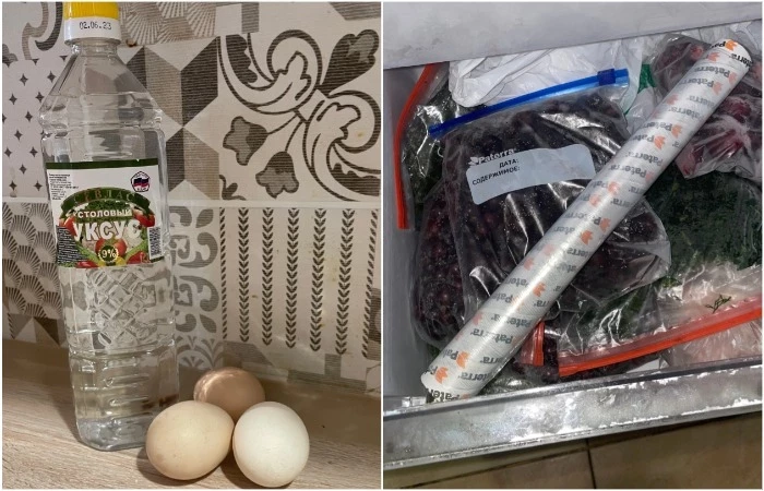 Для чего хозяйки натирают яйца уксусом и кладут пищевую пленку в морозилку