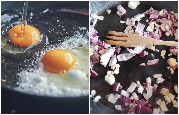Какие продукты могут испортить чугунную сковороду, а также вкус блюд, приготовленных на ней