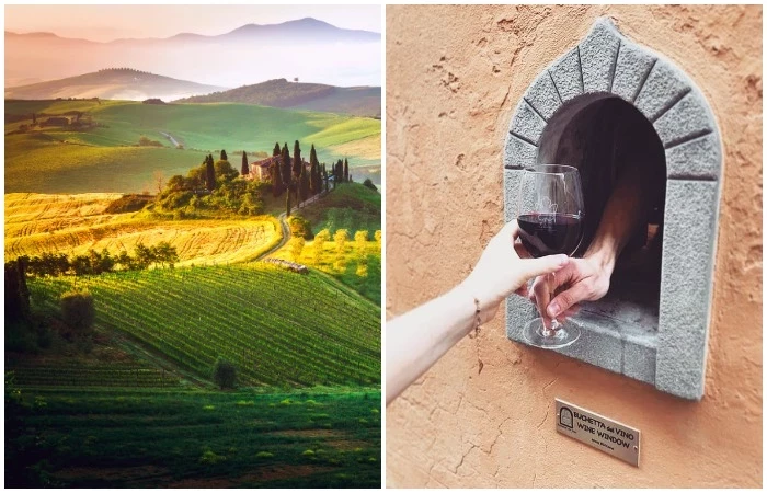 Зачем боагатые флорентийцы делали маленькие окошки у цоколей своих домов