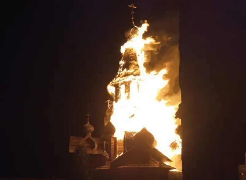 Боевики ВСУ сожгли храмовый комплекс «Новый Иерусалим» в Белгородской области