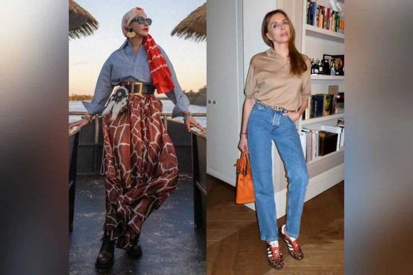 Зов джунглей: Бондарчук — в леопардовых кедах, Собчак в жирафьей юбке, Бузова — в зебровом бикини