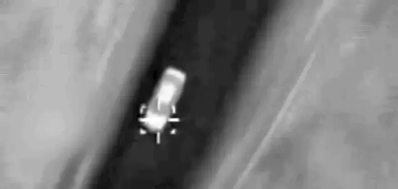 Показаны кадры удара израильского БПЛА по автомобилю якобы с командиром «Подразделения 190» КСИР