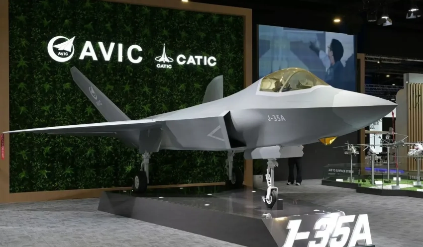 Китай представил малозаметный истребитель пятого поколения J-35A