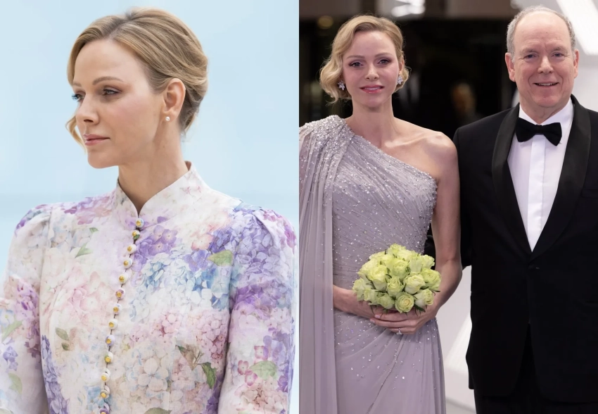 Два ярких выхода: князь Альбер II и княгиня Шарлен посетили мероприятия в Монако