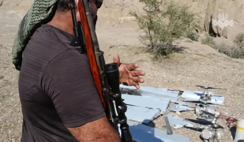 Иранский ополченец заявил, что сбил несколько дронов LUCAS США из винтовки